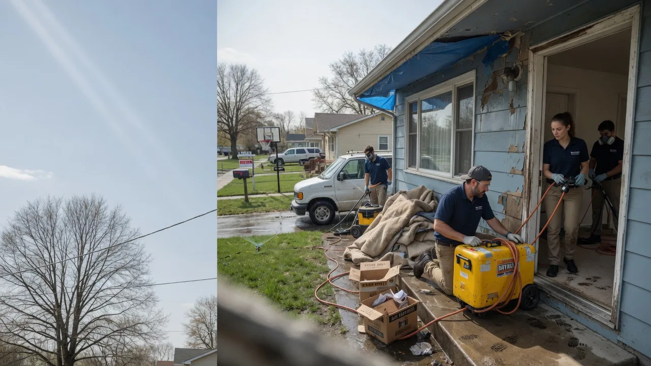 Basement Flood Cleanup in Buchtel, OH near me